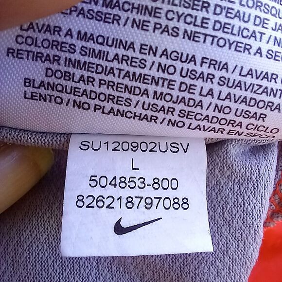 Nike One Dri-Fit Mid Rise Shorts-Large-Lined-Reflective Strips-Inner Pockets - Picture 11 of 11